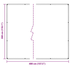 vidaXL Transparent Plant Cover 3 x 4 m PVC