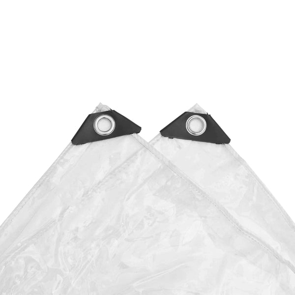 vidaXL Plant Cover Transparent 3 x 12 m PVC