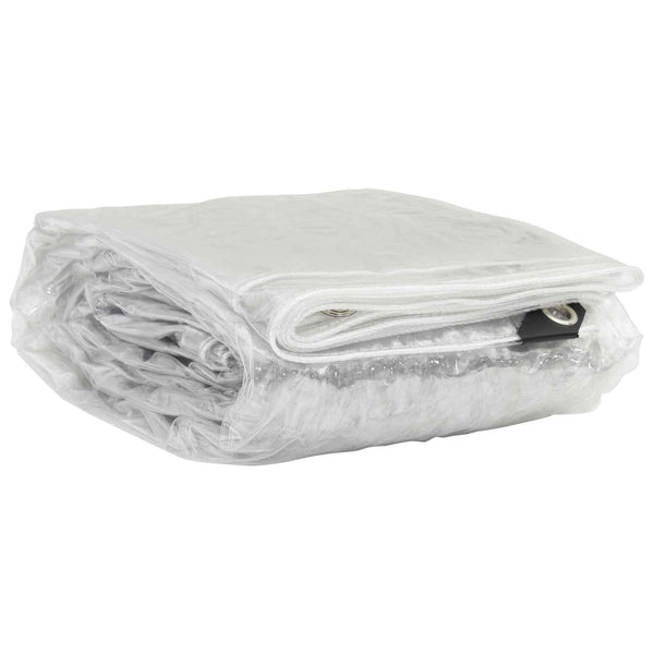 vidaXL Plant Cover Transparent 3 x 12 m PVC