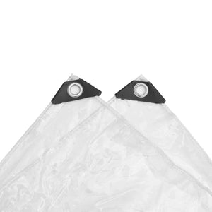 vidaXL Plant Cover Transparent 4 x 6 m PVC