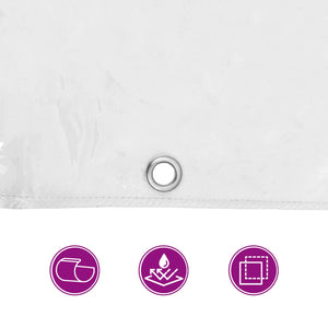vidaXL Transparent Plant Cover 4 x 12 m PVC