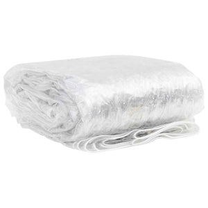 vidaXL Plant Cover Transparent 5 x 12 m PVC