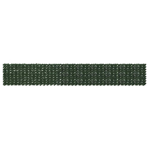 vidaXL Artificial Leaf Hedge Roll Dark Green 500 x 75 cm