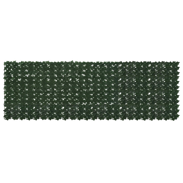 vidaXL Artificial Leaf Hedge Roll Dark Green 300 x 100 cm