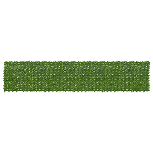 vidaXL Balcony Screen with Green and Yellow Leaves 500 x 100 cm