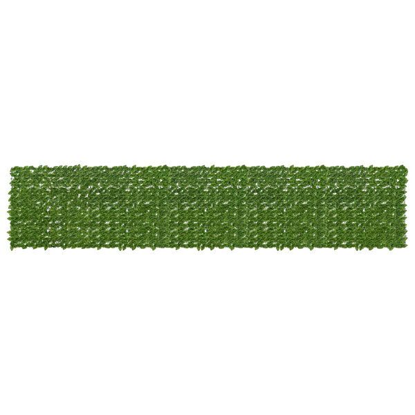 vidaXL Balcony Screen with Green and Yellow Leaves 500 x 100 cm