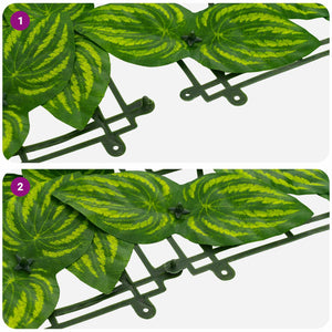 vidaXL Balcony Screen with Leaves Green and Yellow 500 x 150 cm