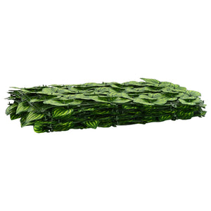 vidaXL Balcony Screen with Leaves Green and Yellow 500 x 150 cm