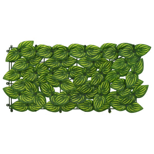 vidaXL Balcony Screen with Leaves Green and Yellow 500 x 150 cm