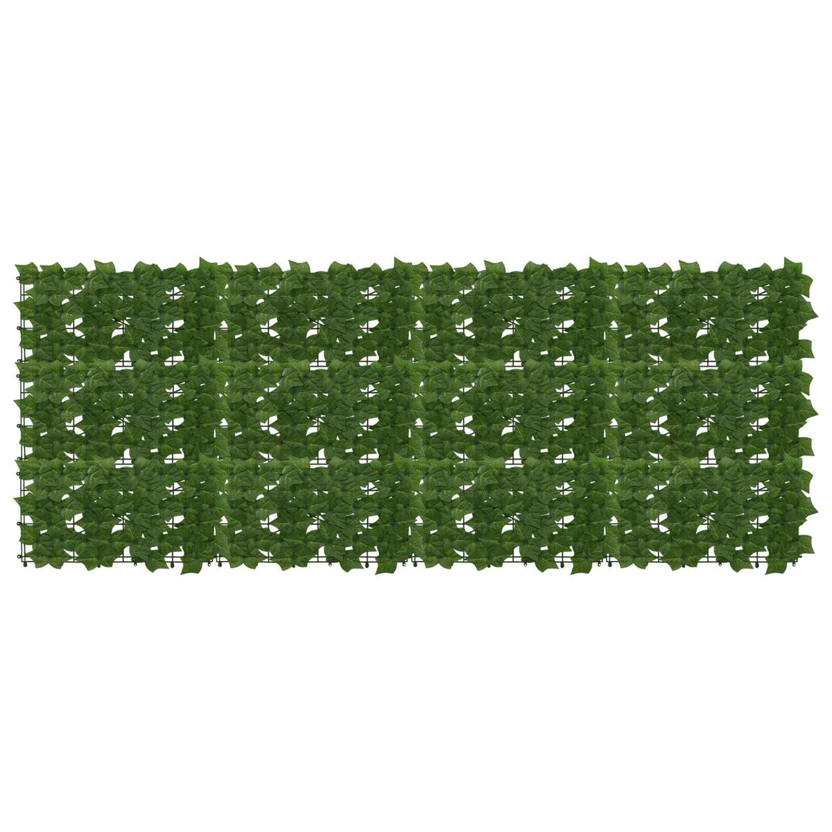 vidaXL Balcony Screen with Leaves Green 200 x 75 cm