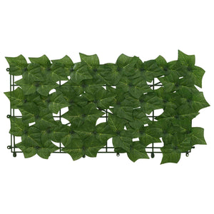 vidaXL Balcony Screen with Leaves Green 200 x 75 cm