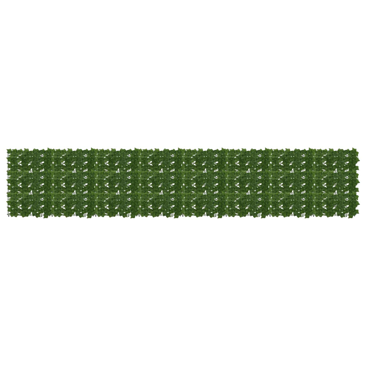 vidaXL Balcony Screen with Green Leaves 400 x 75 cm