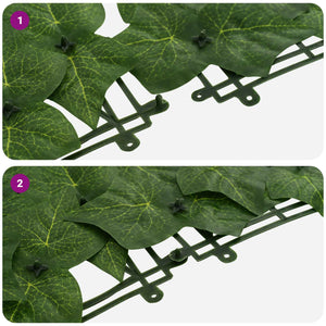 vidaXL Artificial Leaf Balcony Screen Green 500 x 75 cm