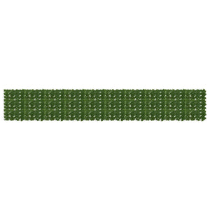 vidaXL Artificial Leaf Balcony Screen Green 500 x 75 cm