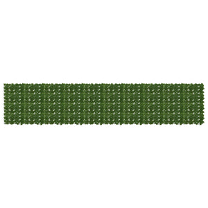 vidaXL Balcony Screen with Leaves Green 500 x 100 cm