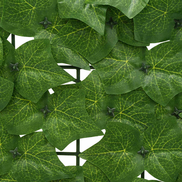 vidaXL Balcony Screen with Leaves Green 400 x 150 cm