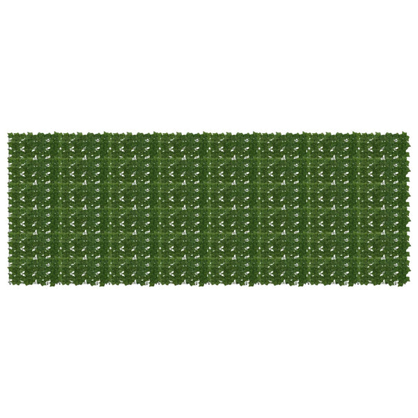 vidaXL Balcony Screen with Leaves Green 400 x 150 cm