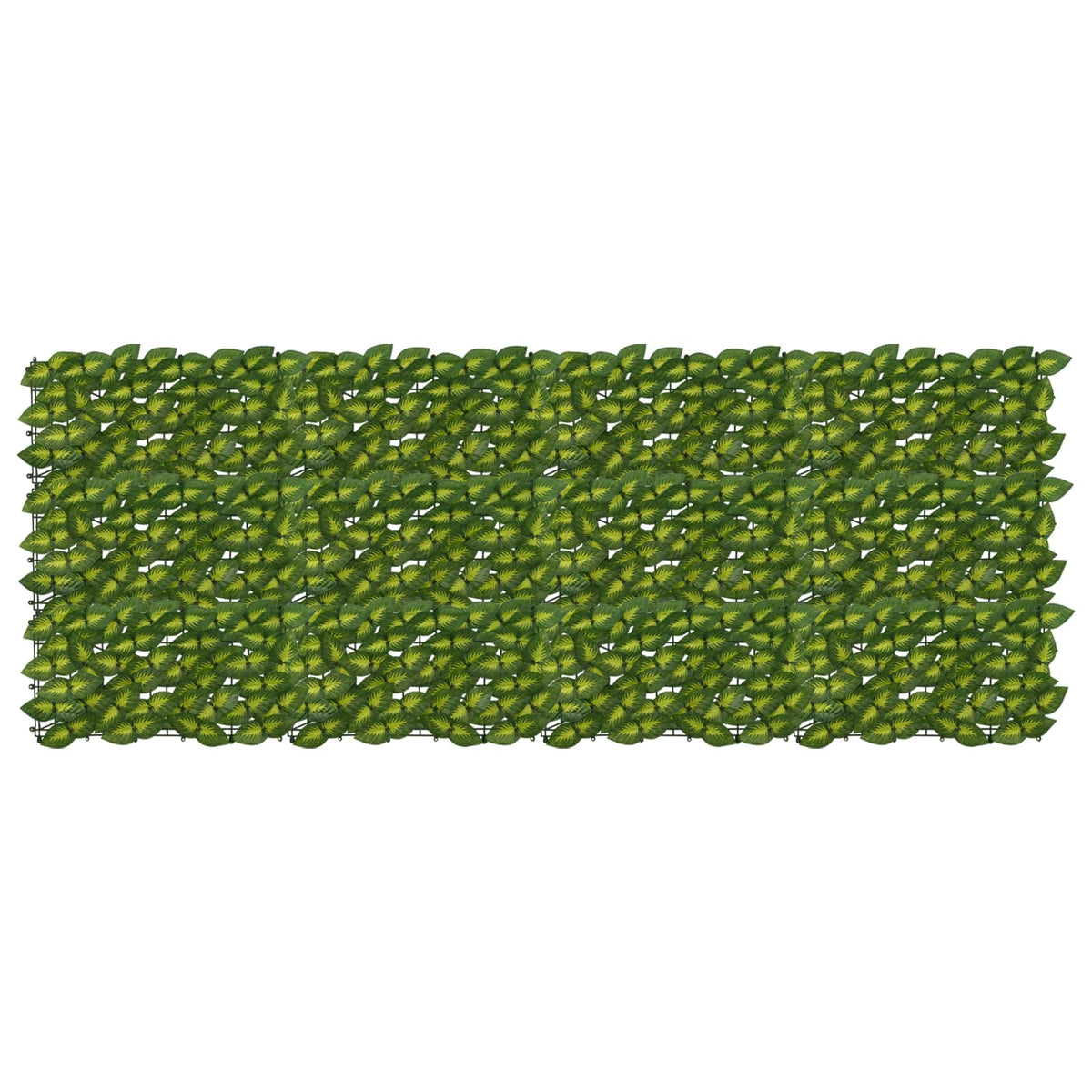 vidaXL Green and Yellow Leaf Balcony Privacy Screen 200 x 75 cm