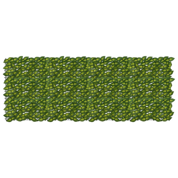 vidaXL Green and Yellow Leaf Balcony Privacy Screen 200 x 75 cm