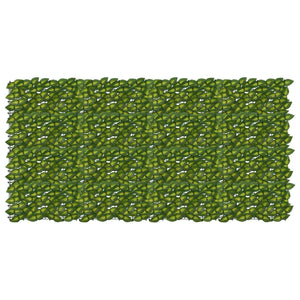 vidaXL Balcony Screen with Leaves Green and Yellow 200 x 100 cm