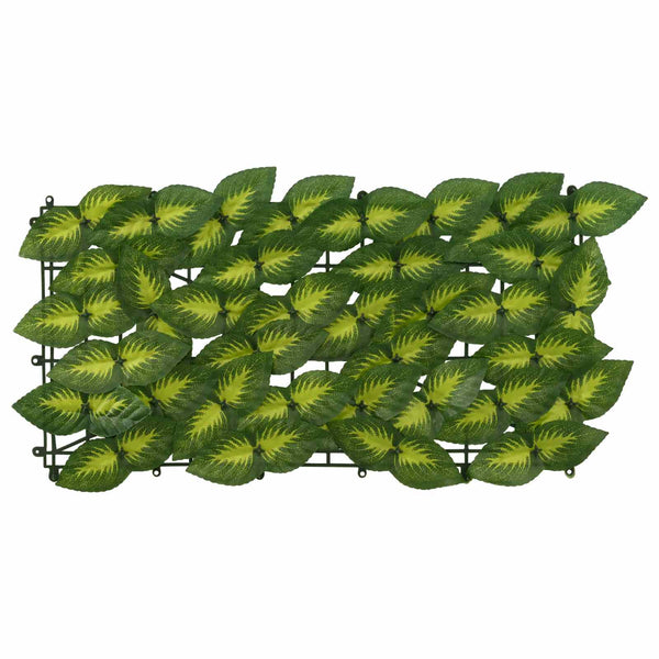 vidaXL Balcony Screen with Leaves Green and Yellow 400 x 150 cm