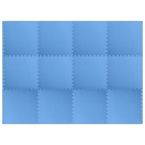 Pool Bodenteppich Blau 4,32 m² EVA-Schaum