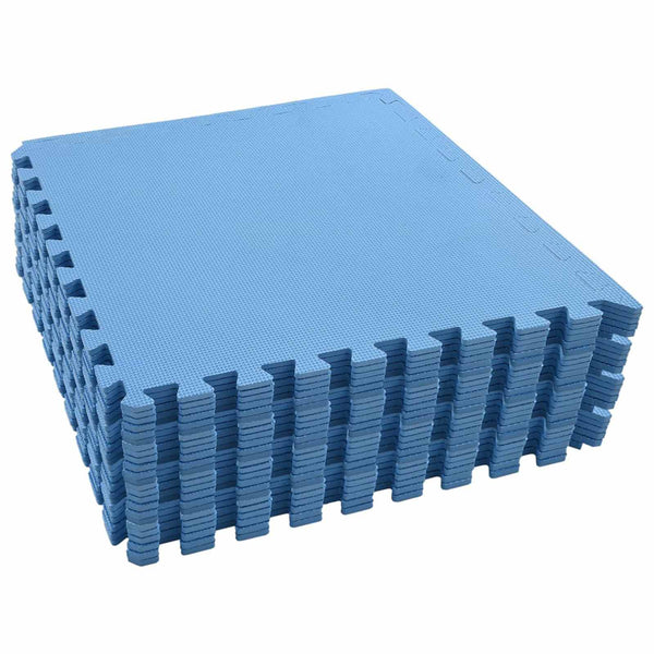 Pool Bodenteppich 24-teilig Blau 8,64 ㎡