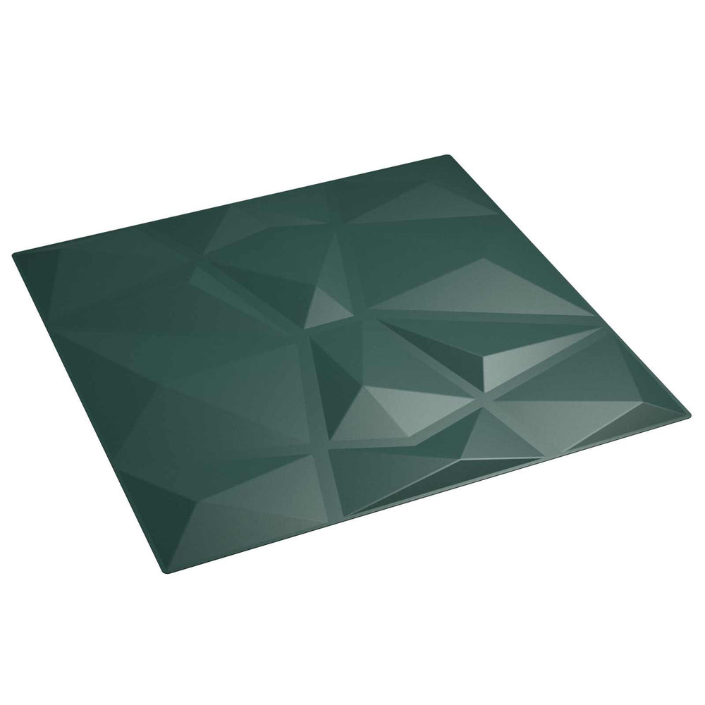 Grüne Wandpaneele, 24 Stk. 50x50 cm