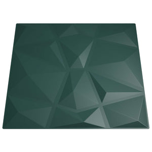 Grüne Wandpaneele 50x50 cm, 48 Stk.