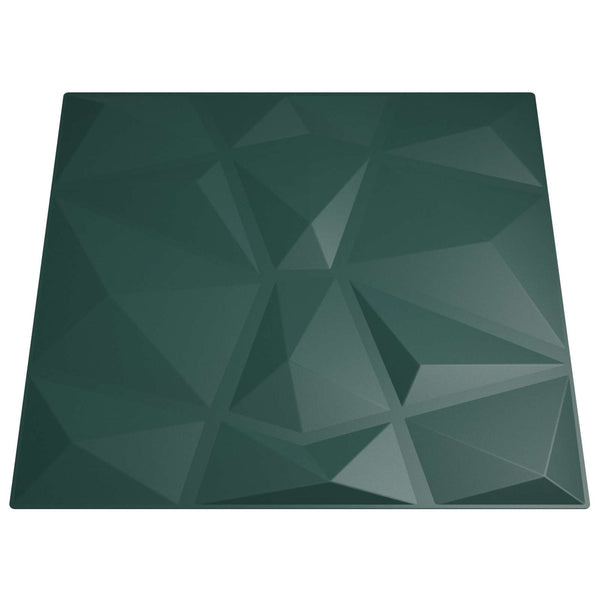Grüne Wandpaneele 50x50 cm, 48 Stk.