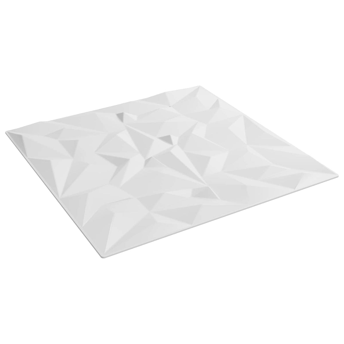 3D Wandpaneele Weiß 50x50cm, 12er Set