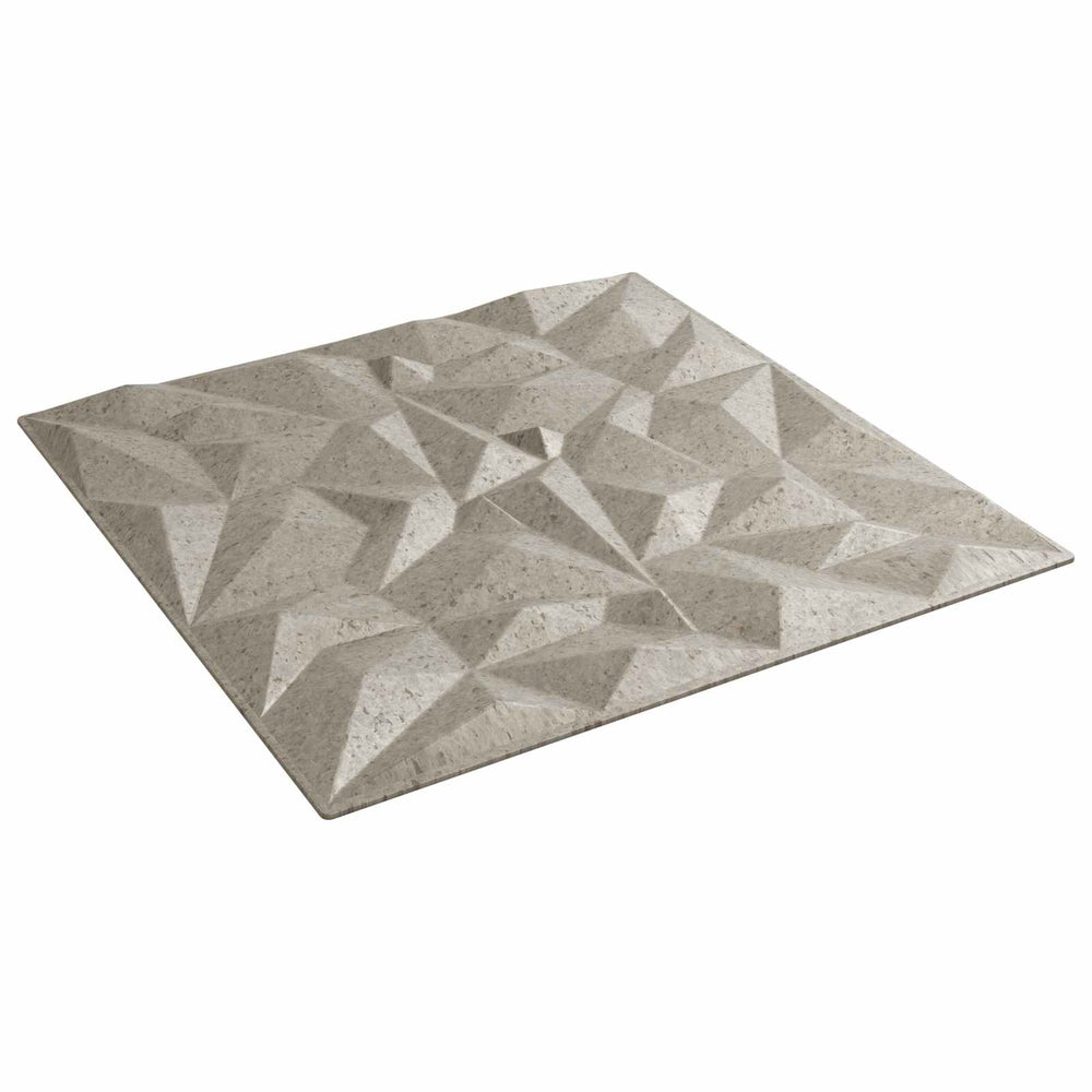 vidaXL Wall Panels 48 pcs Amethyst Concrete 50 x 50 cm XPS Foam
