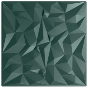 vidaXL Wall Panels 48 pcs Amethyst Green 50 x 50 cm XPS Foam