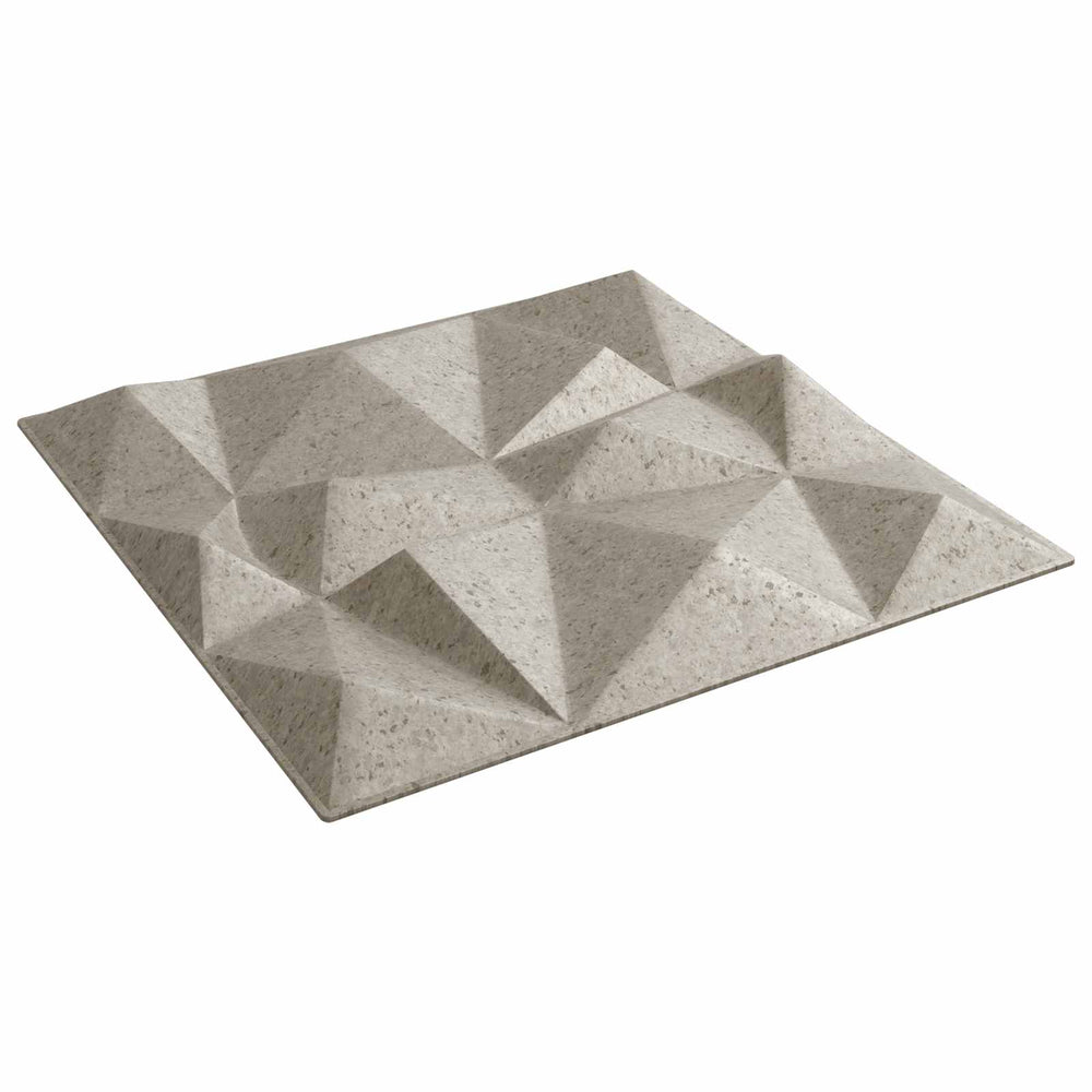 vidaXL Wall Panels 12 pcs Diamond Concrete 50 x 50 cm XPS Foam