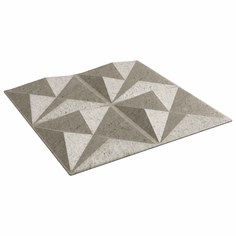 vidaXL Wall Panels 24 pcs Origami Concrete 50 x 50 cm XPS Foam