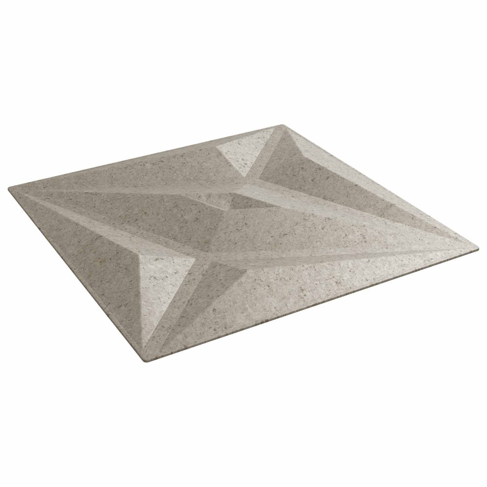 vidaXL Wall Panels Star 48 pcs Star Concrete 50 x 50 cm XPS Foam