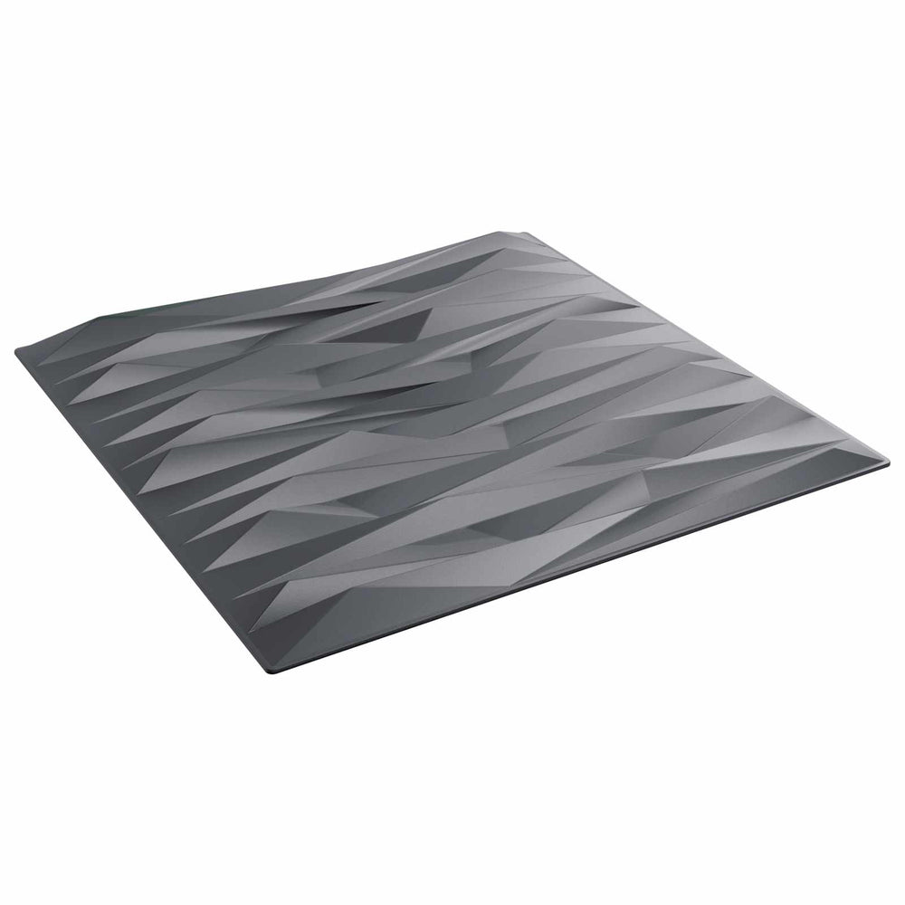 vidaXL Wall Panels 12 pcs Stone Grey 50 x 50 cm XPS Foam