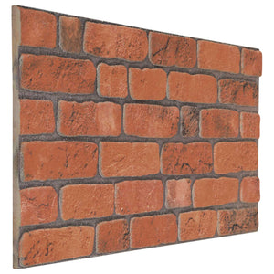 Terrakotta Wandpaneele, 10er-Set, 100x50cm