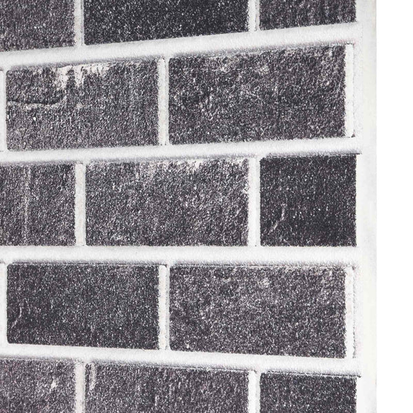 Wandpaneele Schwarz & Grau Steinmuster 10 Stk