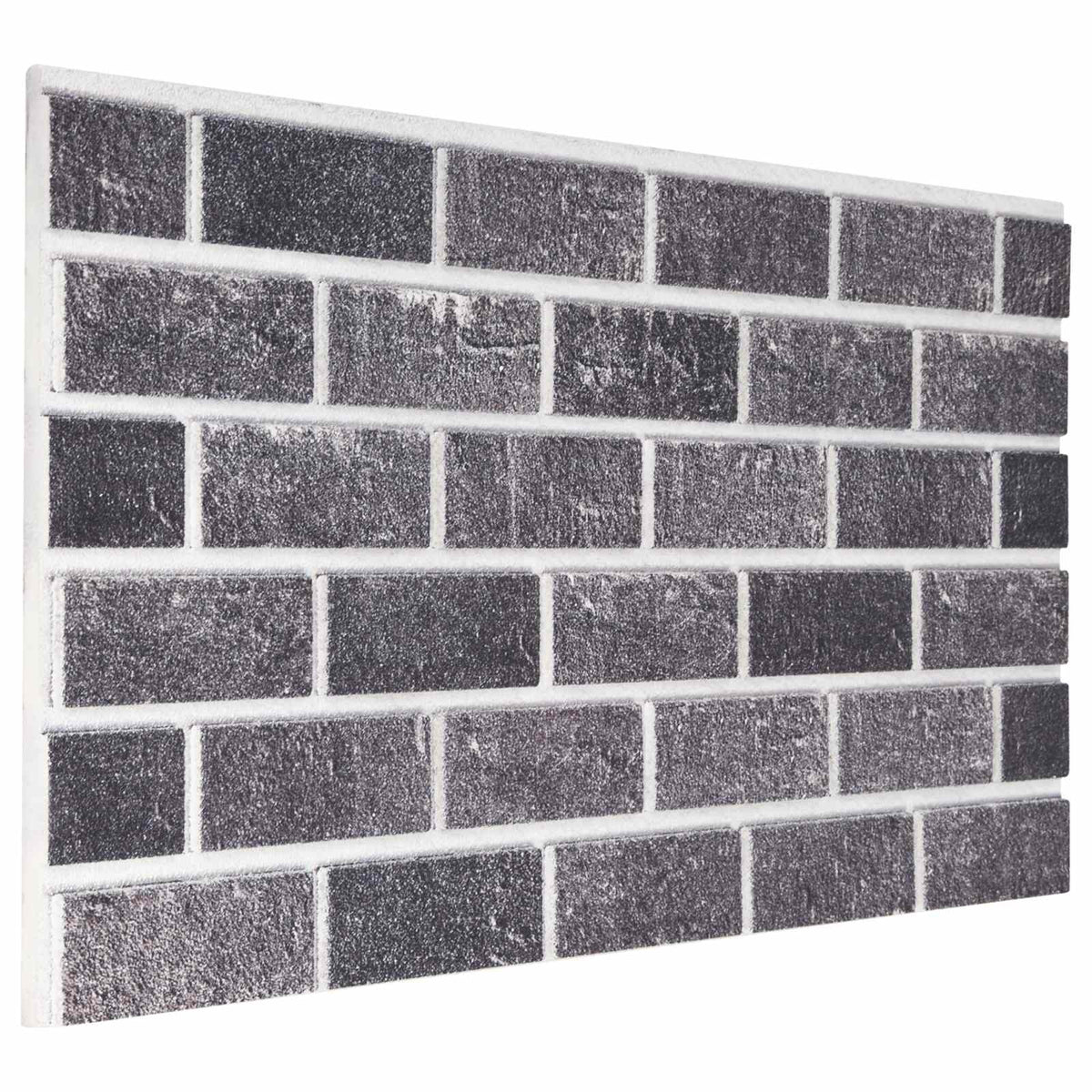 Wandpaneele Schwarz & Grau Steinmuster 10 Stk