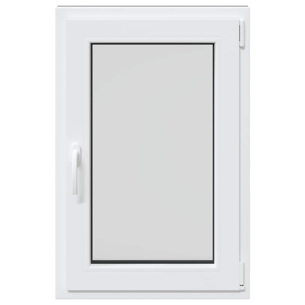 vidaXL Basement Window RISOR 60 x 80 cm PVC and Glass Anthracite