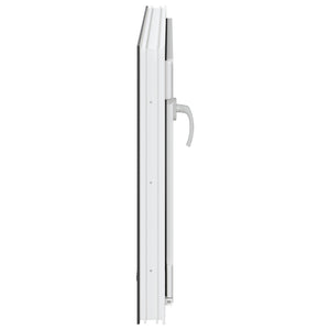vidaXL Basement Window RISOR 90 x 70 cm PVC and Glass Anthracite