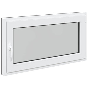 vidaXL Basement Window RISOR 110 x 70 cm PVC and Glass Anthracite
