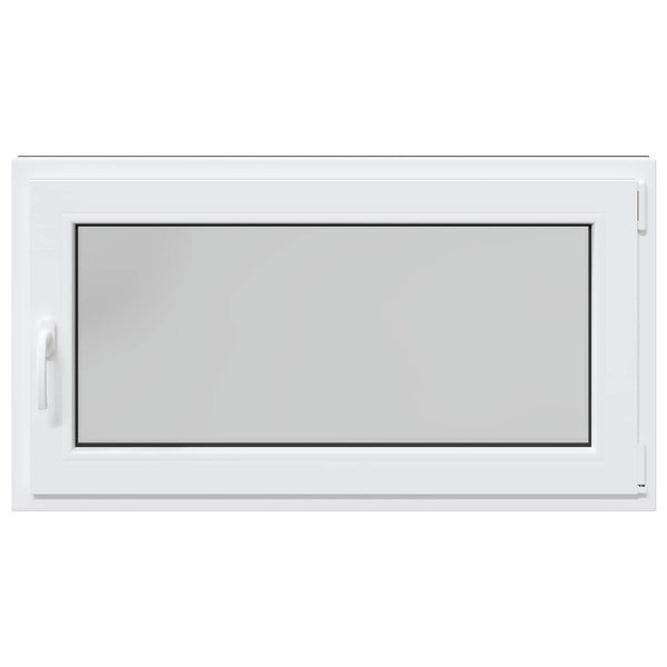 vidaXL Basement Window RISOR 110 x 70 cm PVC and Glass Anthracite