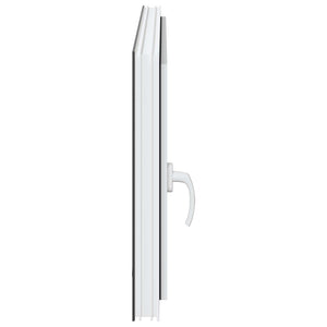 vidaXL Basement Window RISOR 110 x 70 cm PVC and Glass Anthracite