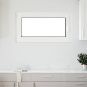 vidaXL Basement Window RISOR 110 x 70 cm PVC and Glass Anthracite