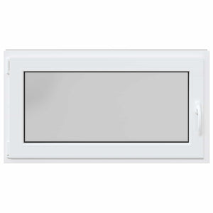 vidaXL Basement Window RISOR 110 x 70 cm PVC and Glass Anthracite