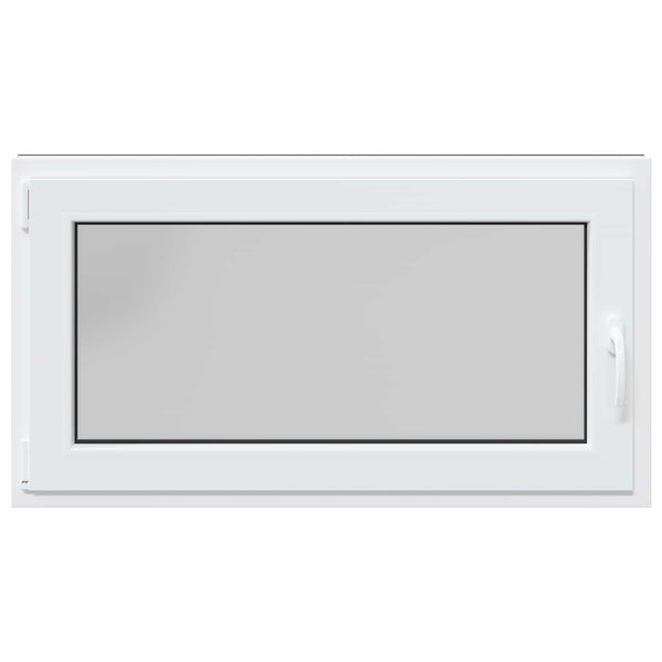 vidaXL Basement Window RISOR 110 x 70 cm PVC and Glass Anthracite