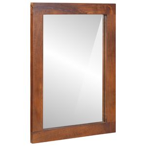 vidaXL Bathroom Cabinet Set 5 pcs Brown and Black Solid Mango Wood
