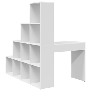 Weißer Eckschreibtisch für Homeoffice